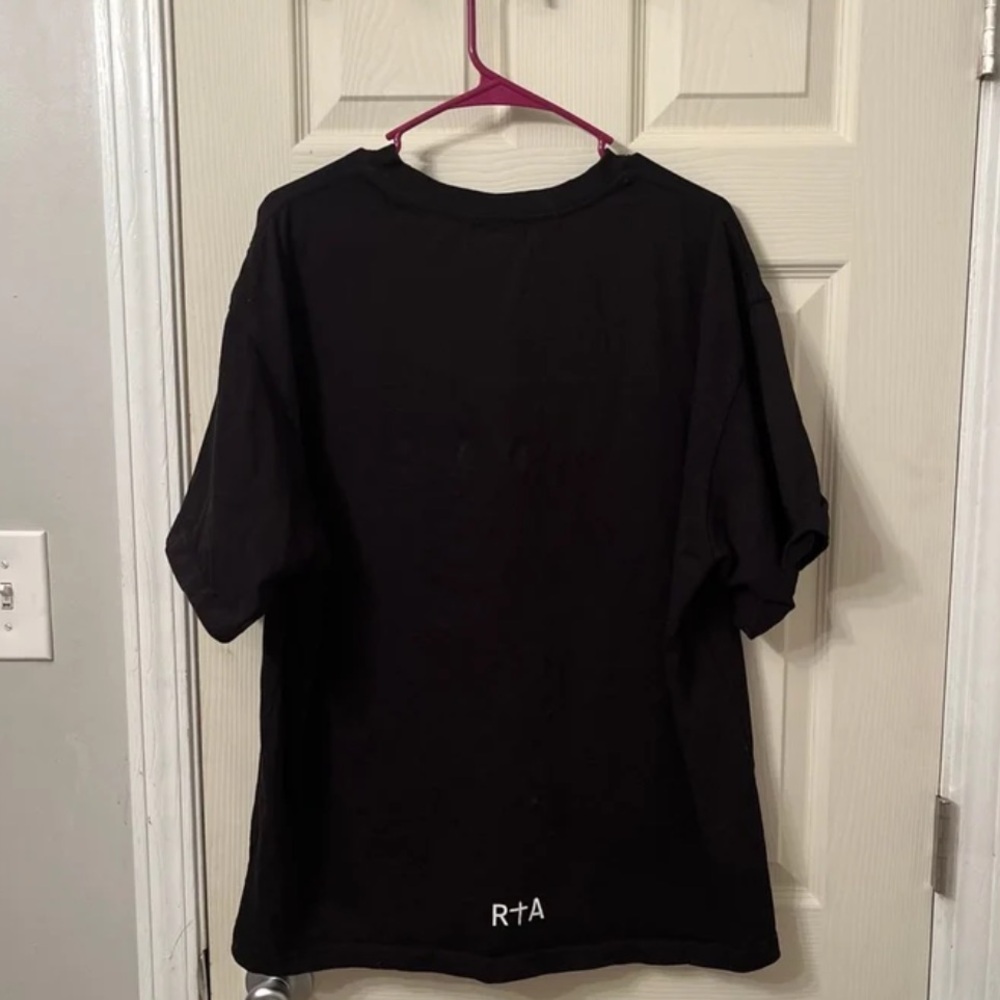 RtA Black Short Sleeve Tee ( oversized)